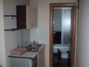 Kitchenette and bathroom