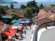Ansicht von Ohrid See