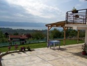 View to Ohrid lake