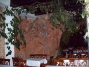 Restaurant in rocks