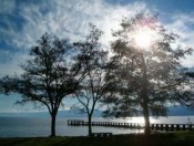 Ohrid lake sunset